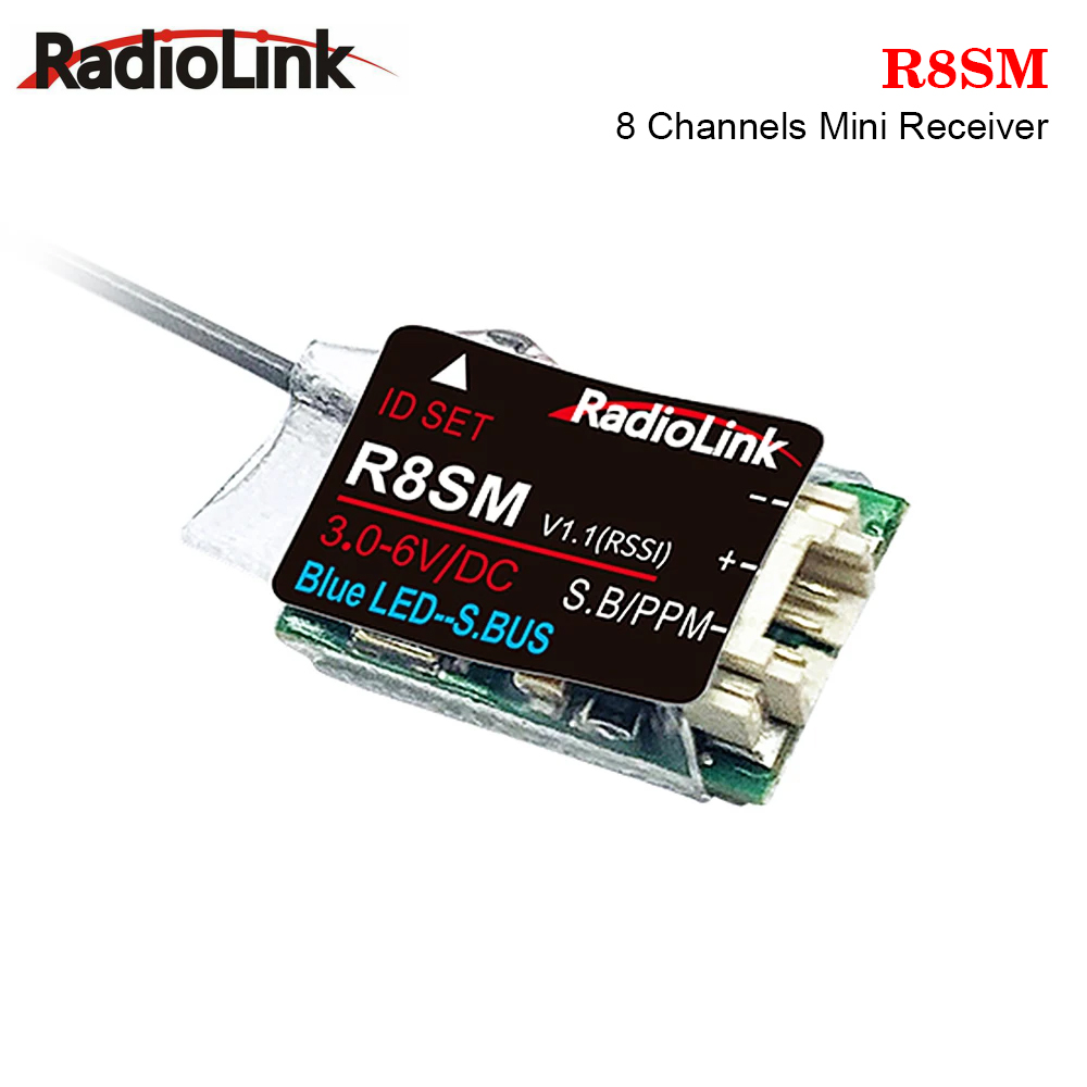 Receiver Sbus 8Ch - Radiolink R8SM, mini récepteur RC 8