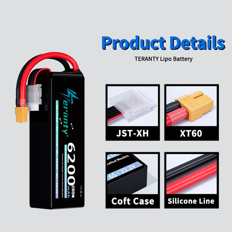 Batterie Lipo TERANTY 6S 6200m - Rc Hobby Land avis et prix